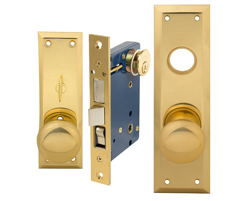 Thru Bolted Left Hand Mortise Lockset