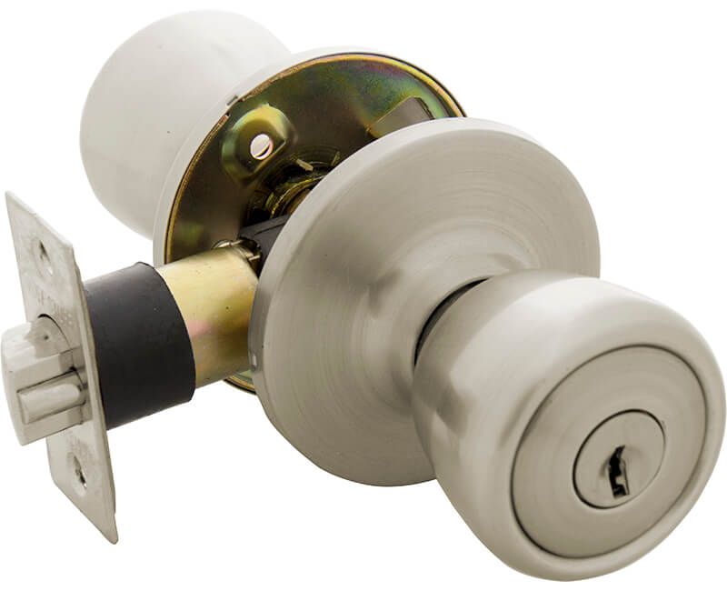 Tulip Knob Entry Lockset - US3 Boxed