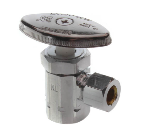 Angle Stop Valve Multi Turn FIP x OD Compression L/Free