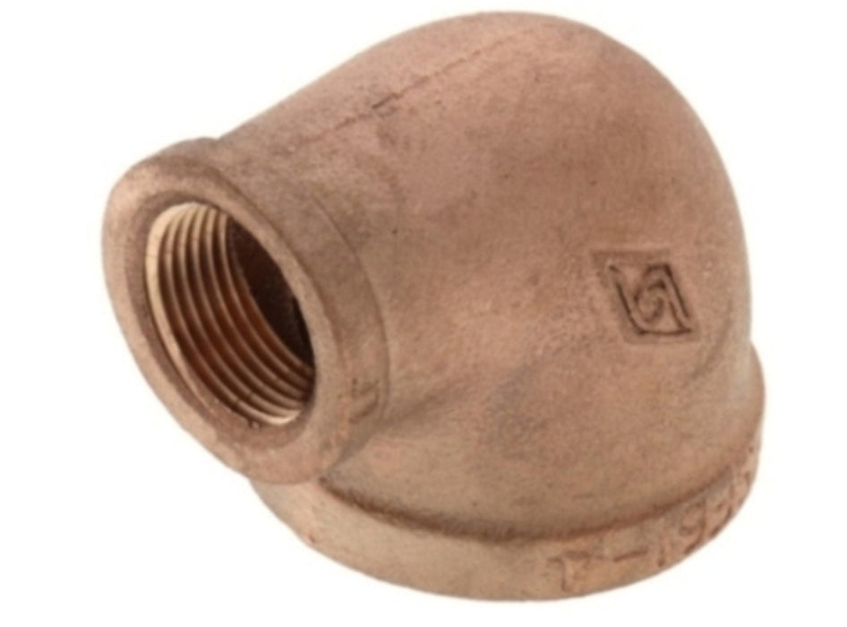 1-1/2" Base 90° Reducing Brass Elbow (Lead Free)