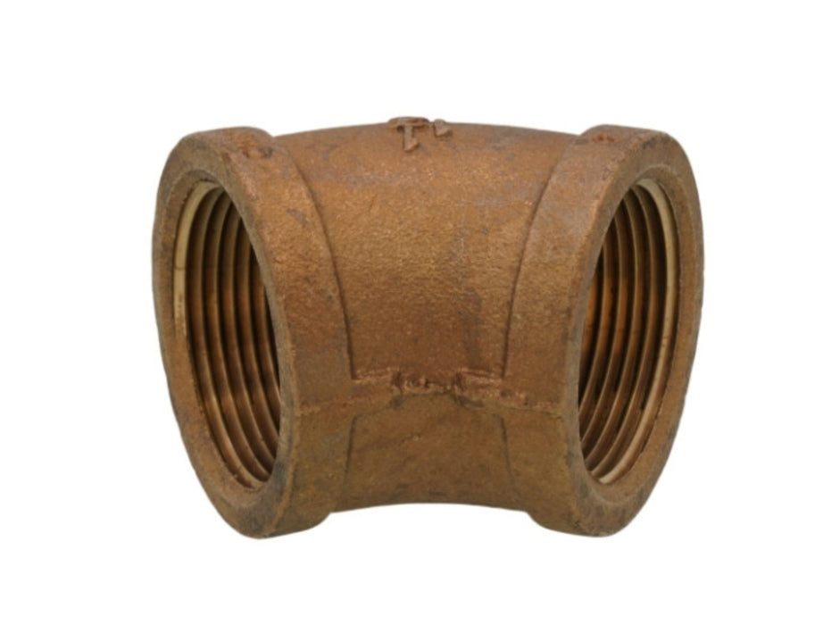 45° FIP Brass Elbow (Lead Free)