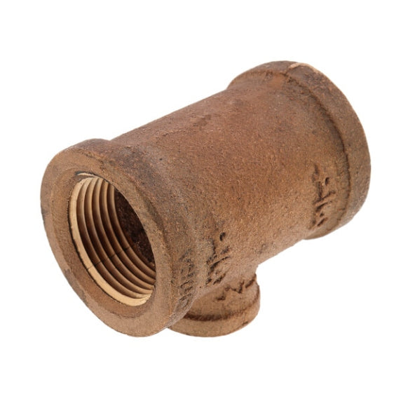 3/4" x 3/4" Reducing Brass Tee (Lead Free)