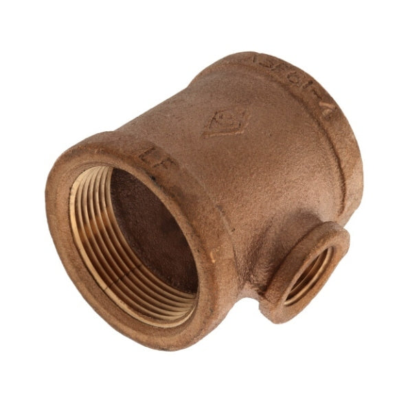 1-1/2" x 1-1/2" Reducing Brass Tee (Lead Free)