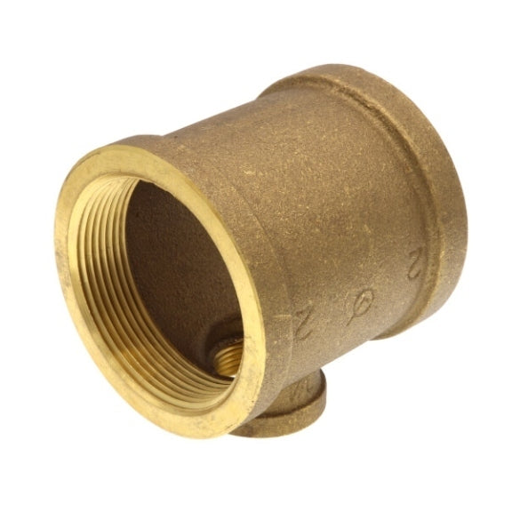 2" x 2" Reducing Brass Tee (Lead Free)