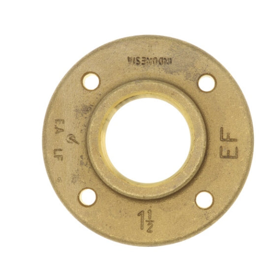 Floor Flange Brass W/ Holes (Lead-Free)