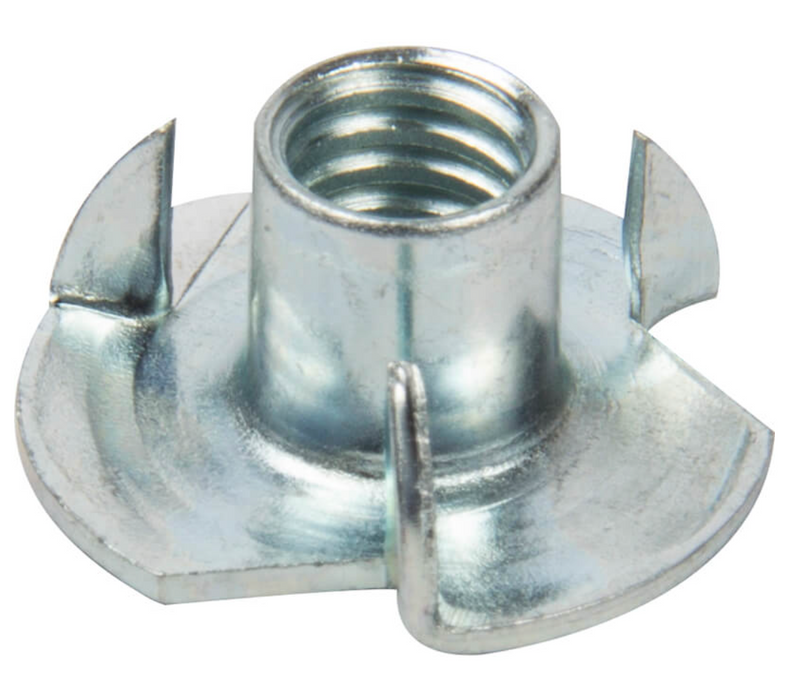 Three Prong Tee Nut USS ZP - 100/Pcs