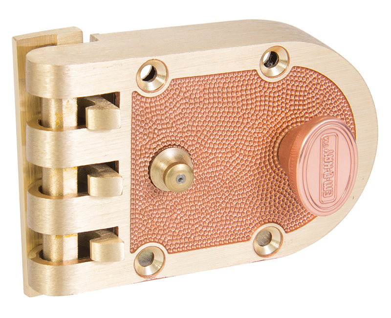 Jimmyproof Slamlock With Flat Strike - Bronze